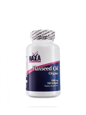 FLAXSEED OIL ORGANIC 1000 mg. 100 capsules